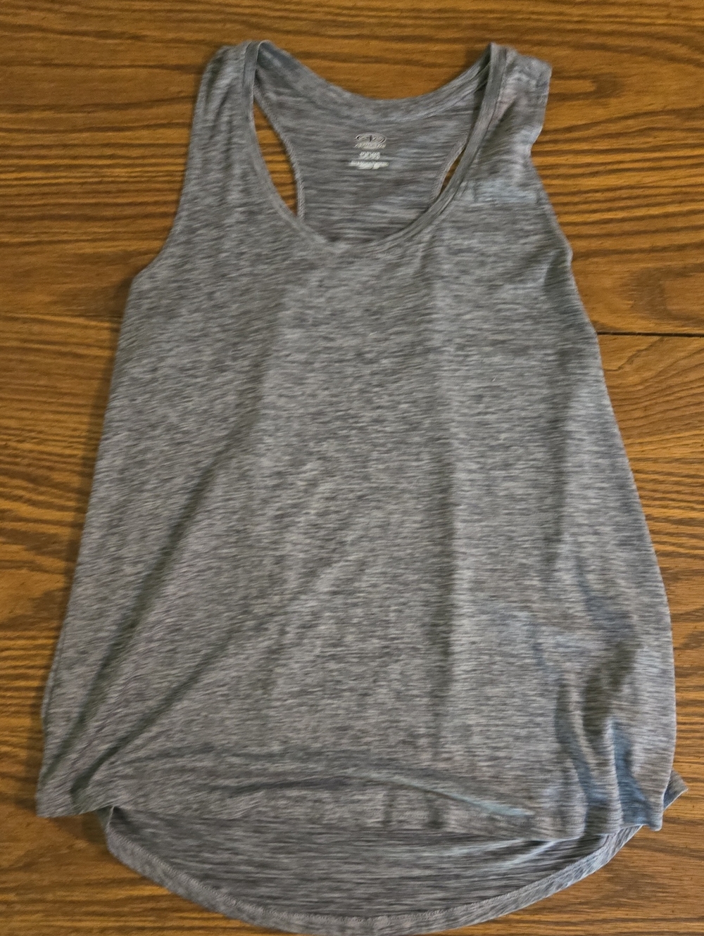 Athletic Works Grey Racerback Tank Top